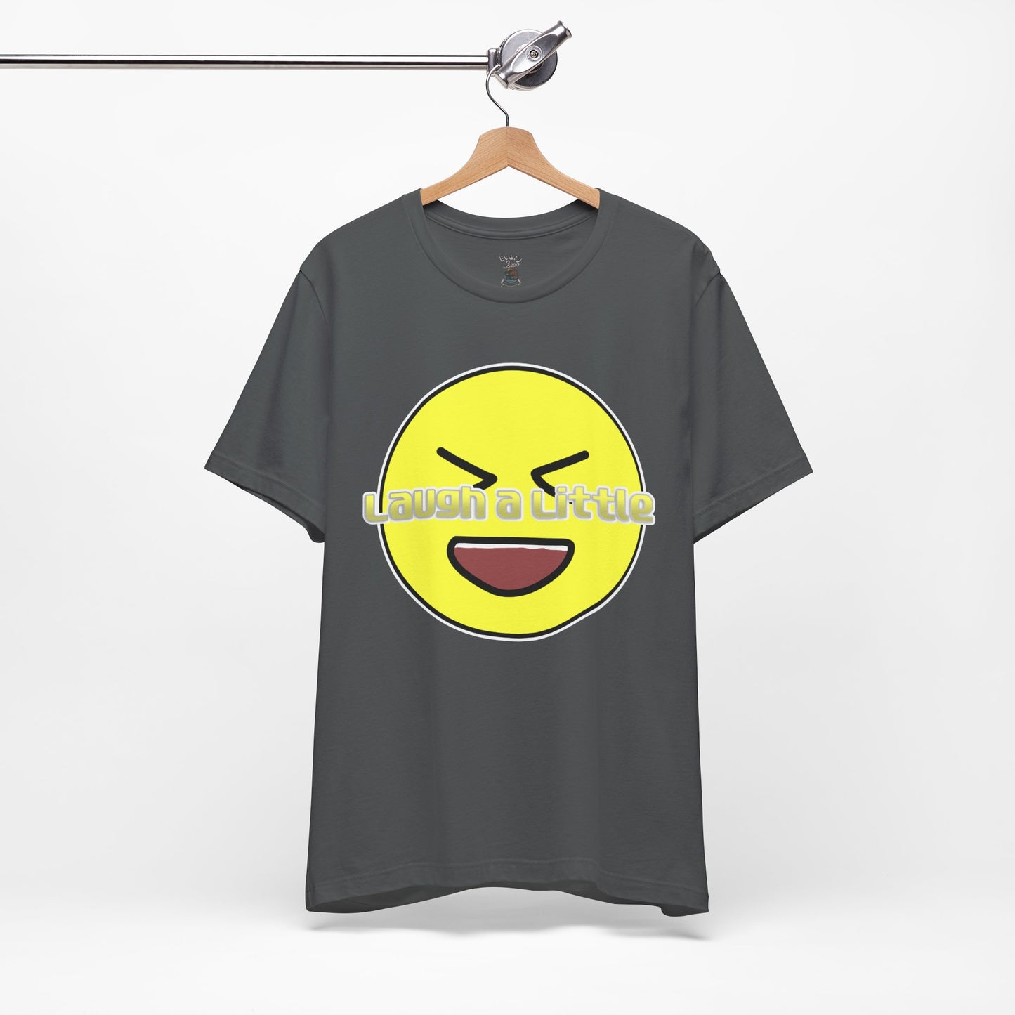Laugh a Little Emoji Tee By Chace Bella Canvas