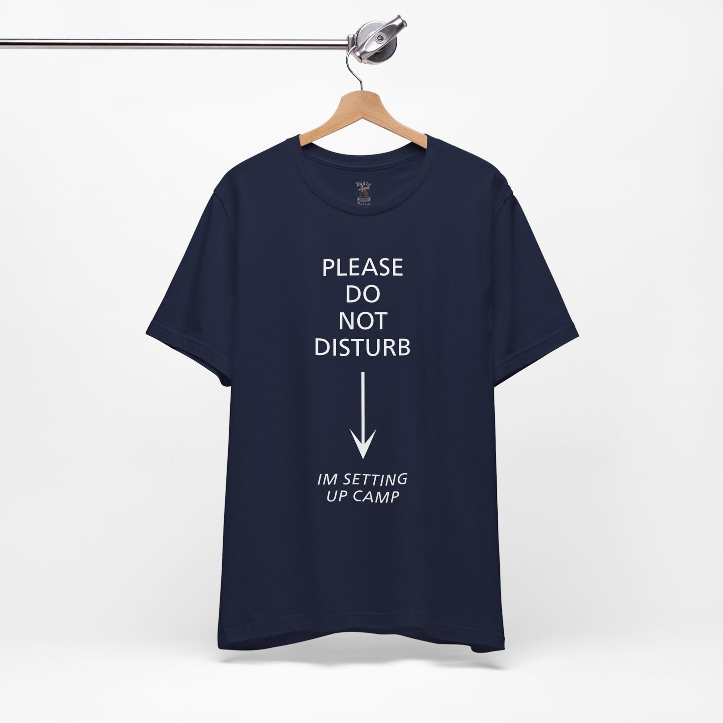 Camping Vibes Unisex Tee Please Do Not Disturb, Bella+Canvas 3001