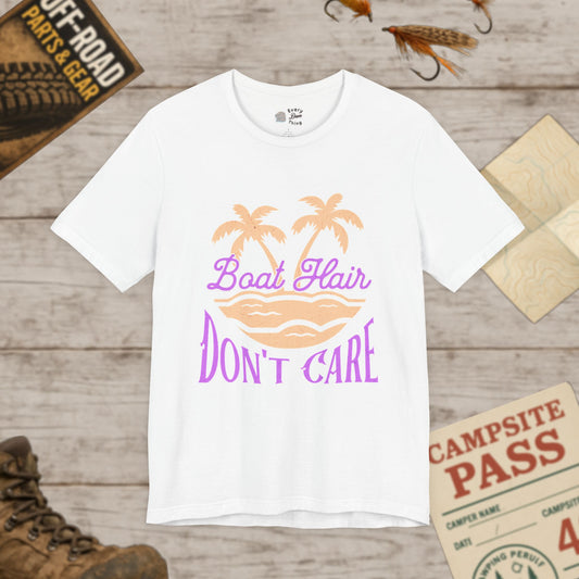 Boat Hair Don't Care Tee Bella Canvas 3001