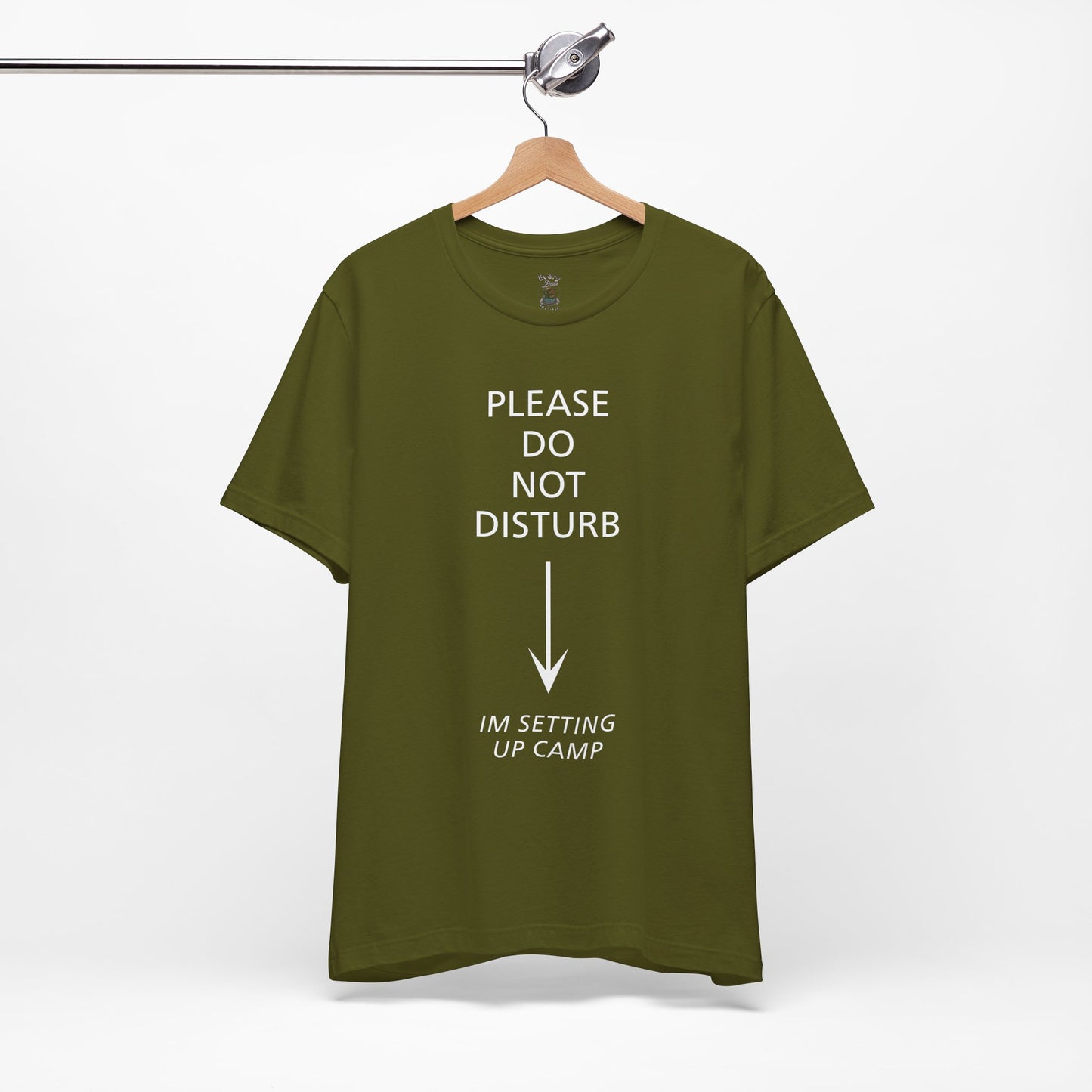 Camping Vibes Unisex Tee Please Do Not Disturb, Bella+Canvas 3001