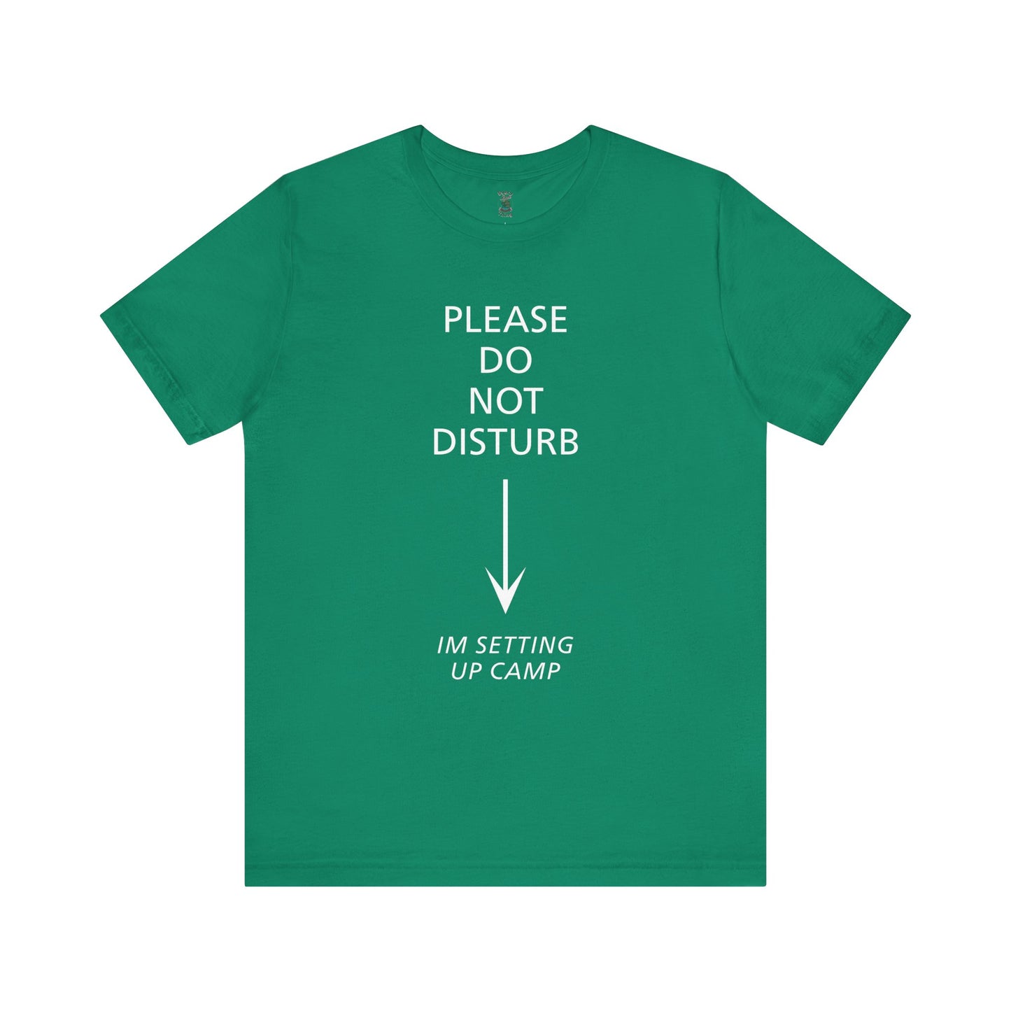 Camping Vibes Unisex Tee Please Do Not Disturb, Bella+Canvas 3001