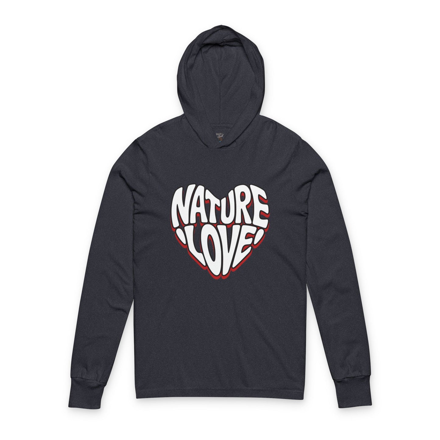 Nature Love Unisex Hooded Long Sleeve Tee Bella+Canvas 3512