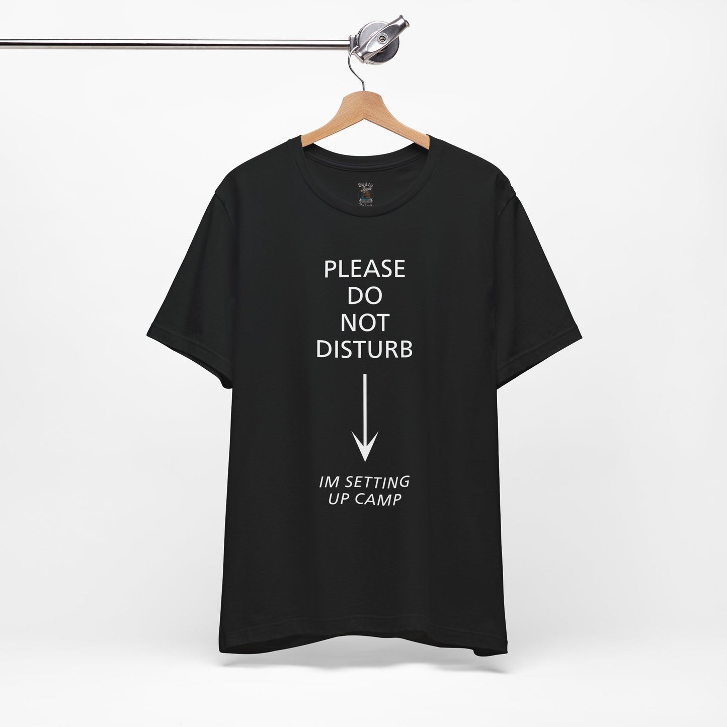 Camping Vibes Unisex Tee Please Do Not Disturb, Bella+Canvas 3001