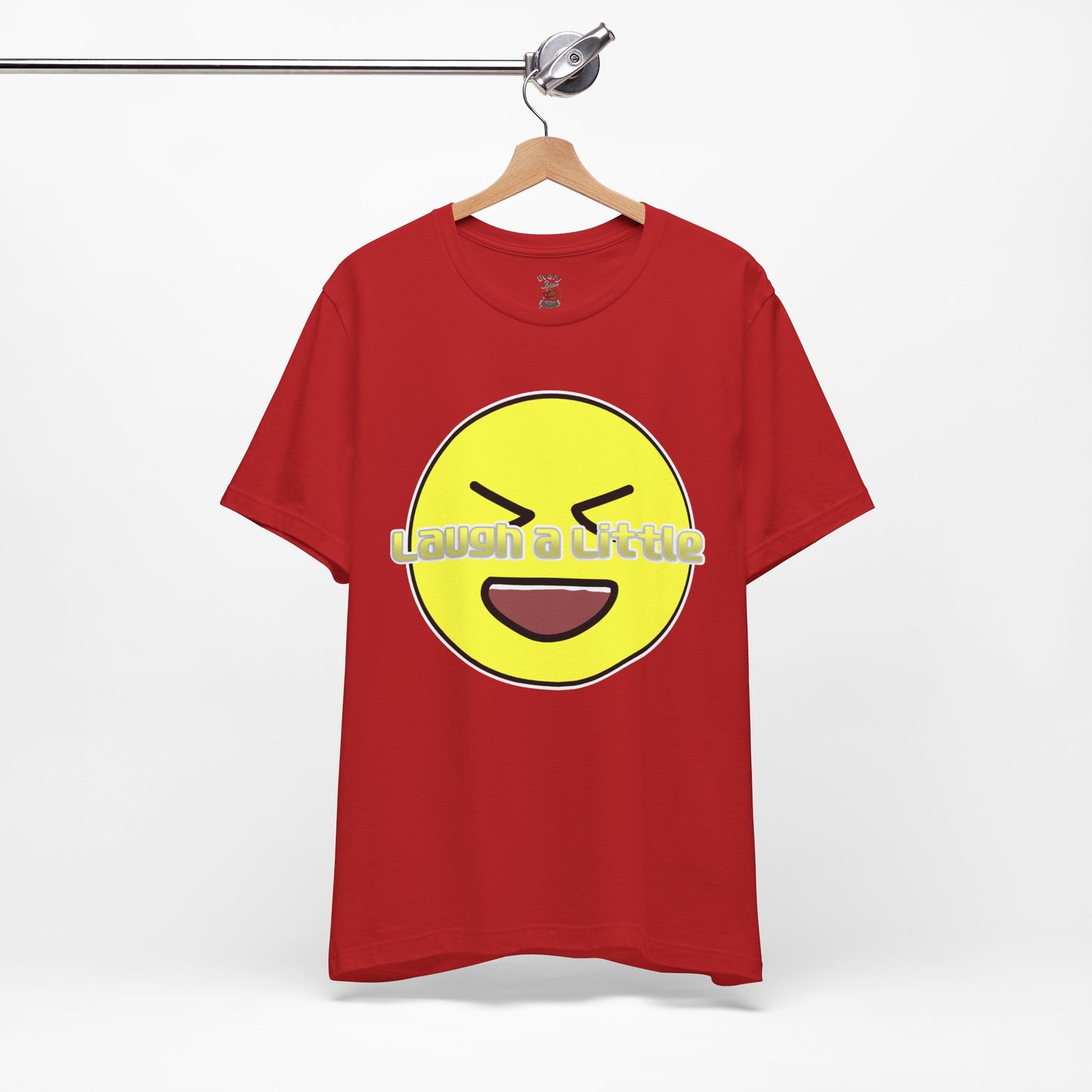 Laugh a Little Emoji Tee By Chace Bella Canvas