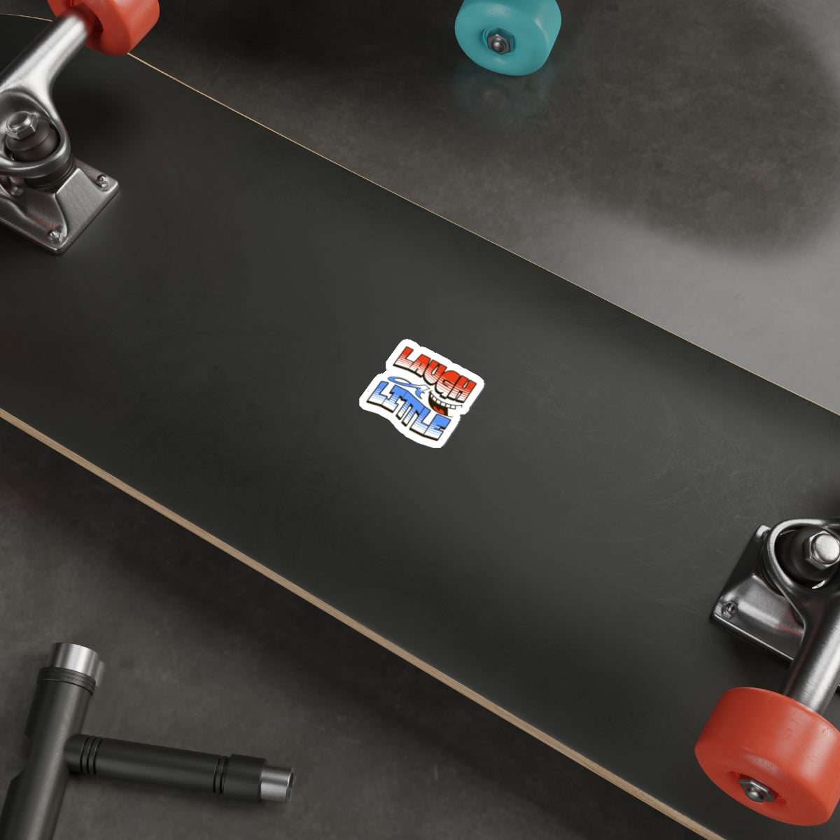 Die-Cut Stickers Laugh A Little