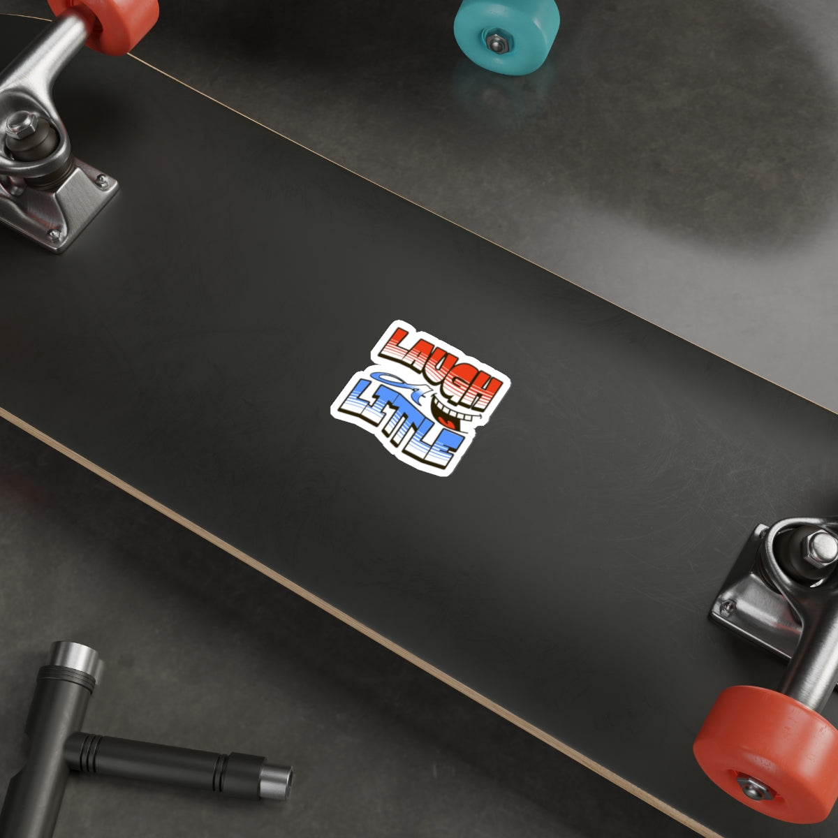 Die-Cut Stickers Laugh A Little