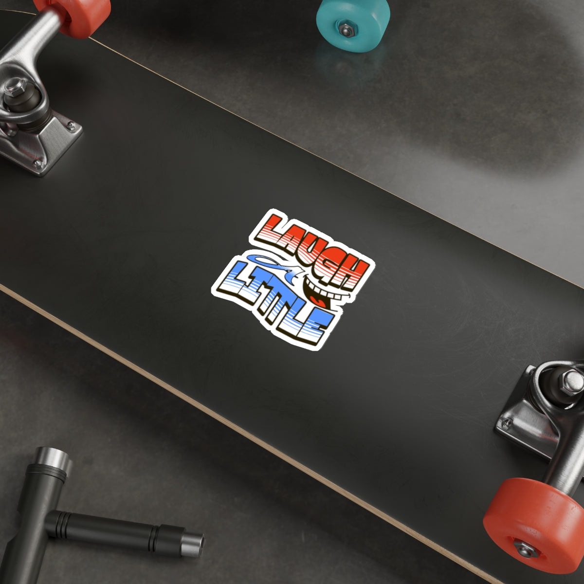 Die-Cut Stickers Laugh A Little