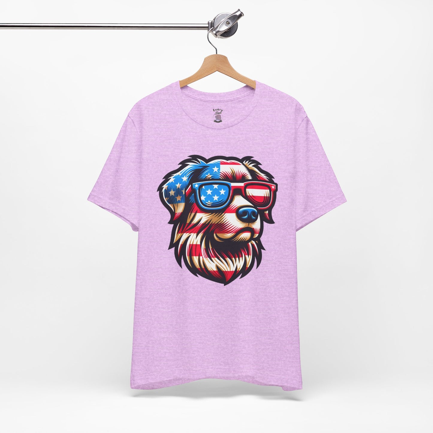 Patriotic Dog Tee Bella Canvas 3001