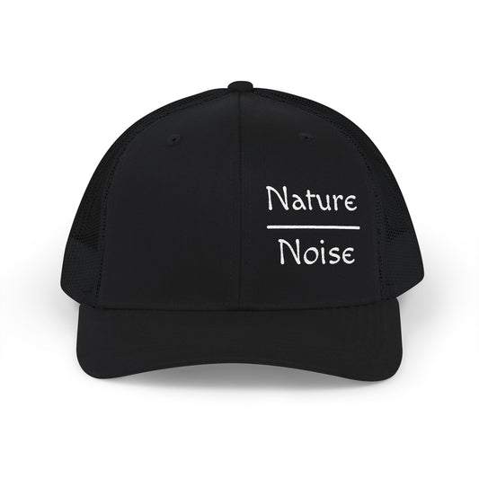 Nature Over Noise Embroidered Trucker Cap Outdoor Snapback Hat