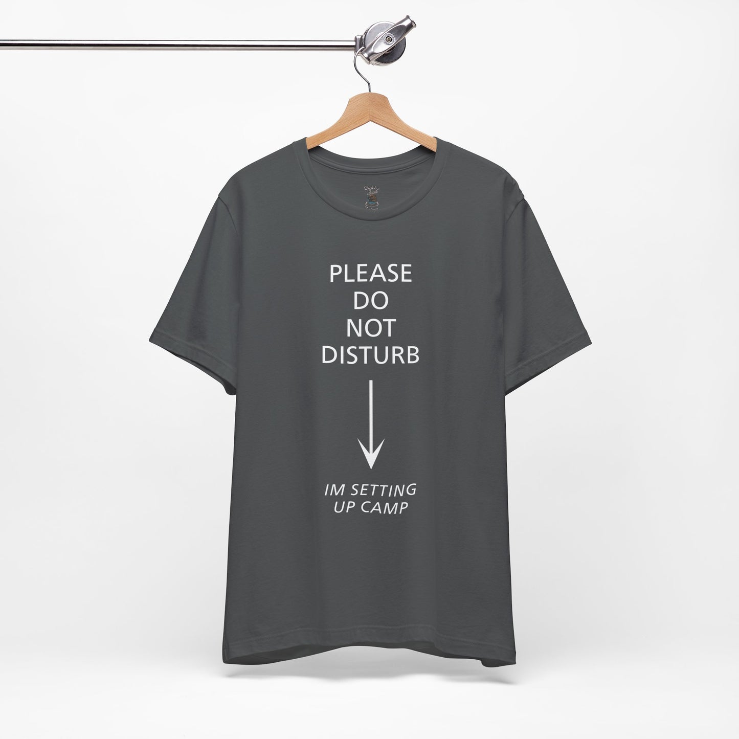 Camping Vibes Unisex Tee Please Do Not Disturb, Bella+Canvas 3001