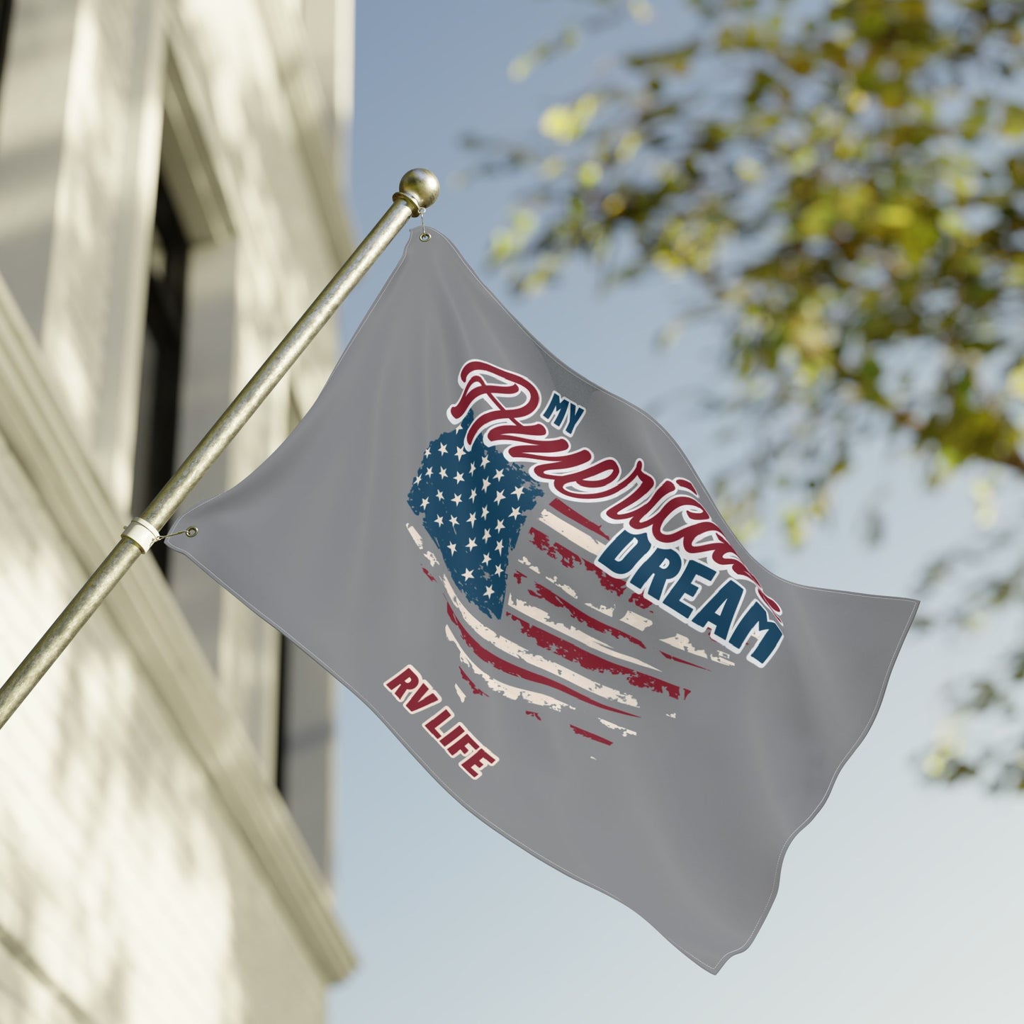 American Dream RV Life Double Sided Flag
