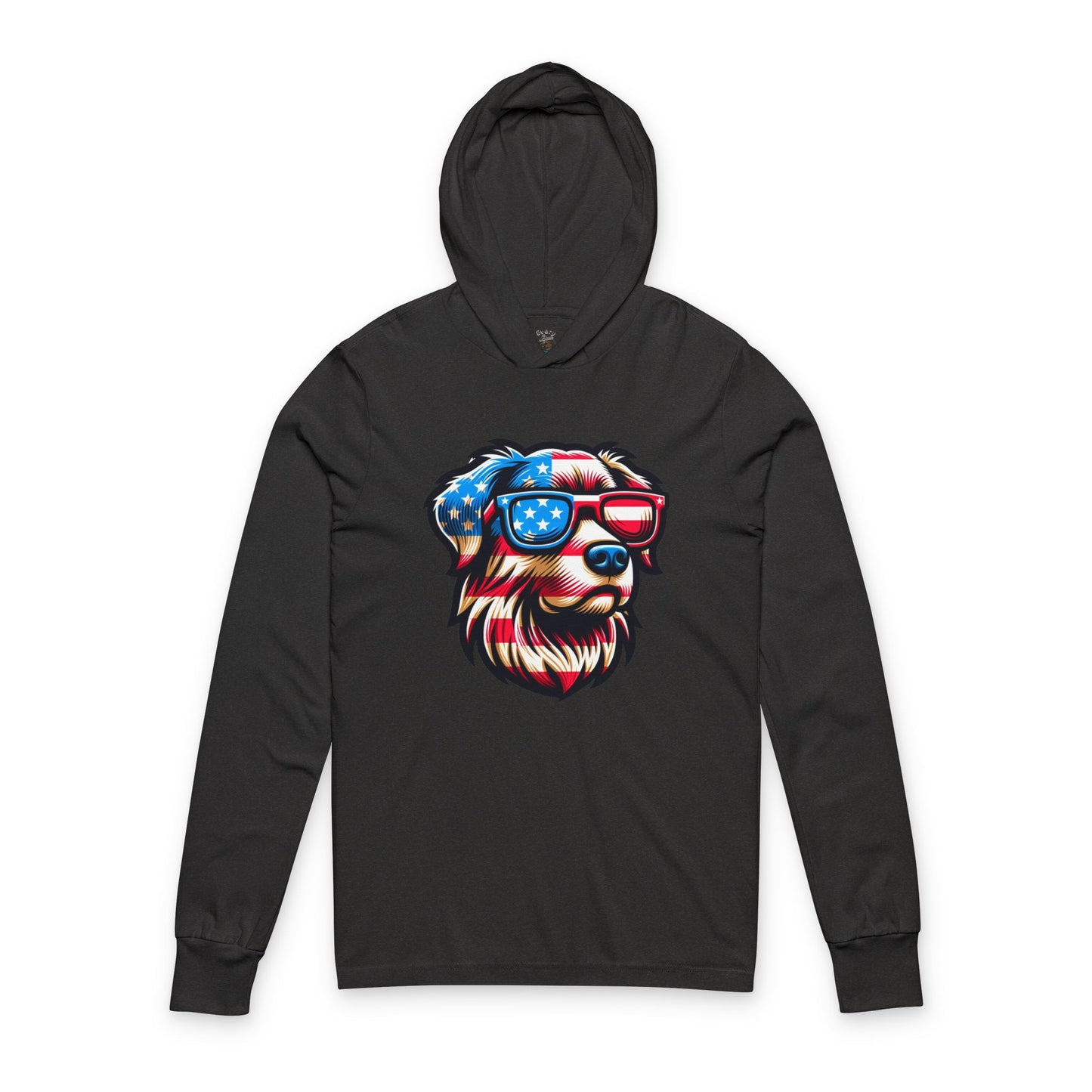 Patriotic Dog Themed Unisex Hoodie Bella+Canvas 3512
