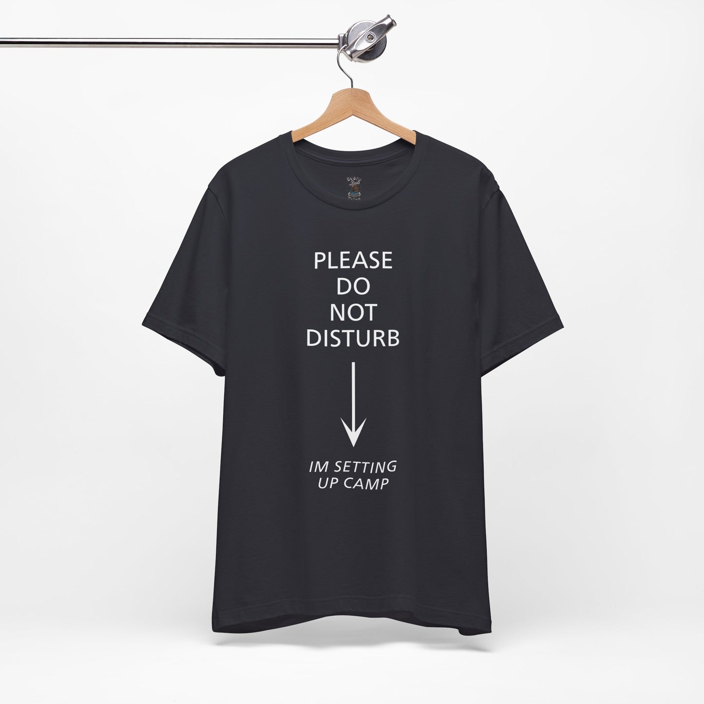 Camping Vibes Unisex Tee Please Do Not Disturb, Bella+Canvas 3001