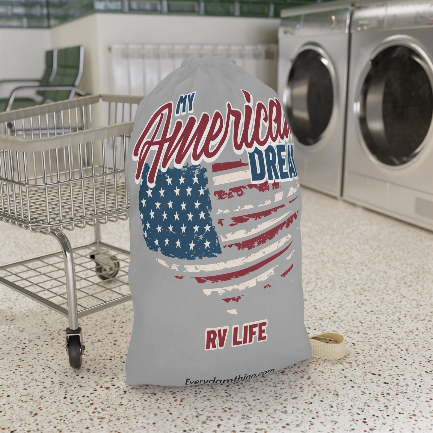 Laundry Bag -My American Dream RV Life eco-friendly
