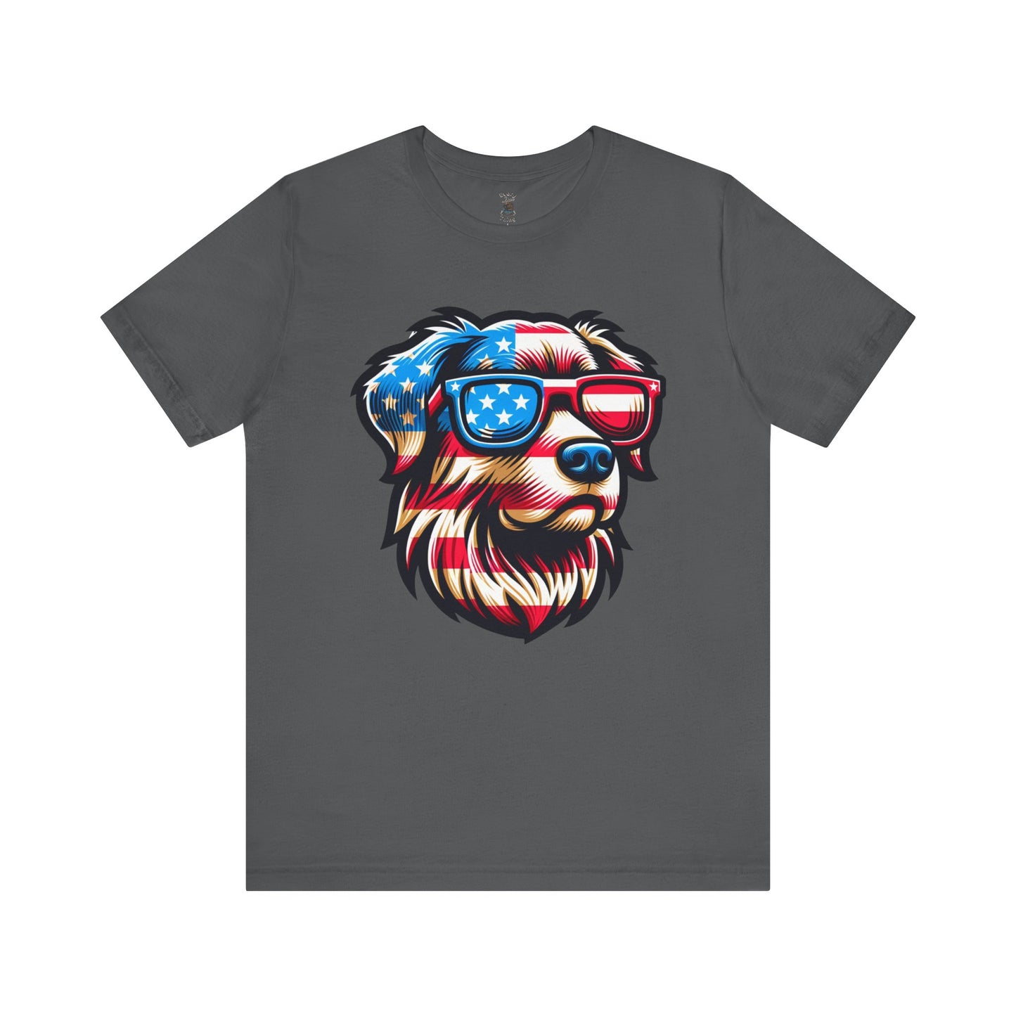 Patriotic Dog Tee Bella Canvas 3001