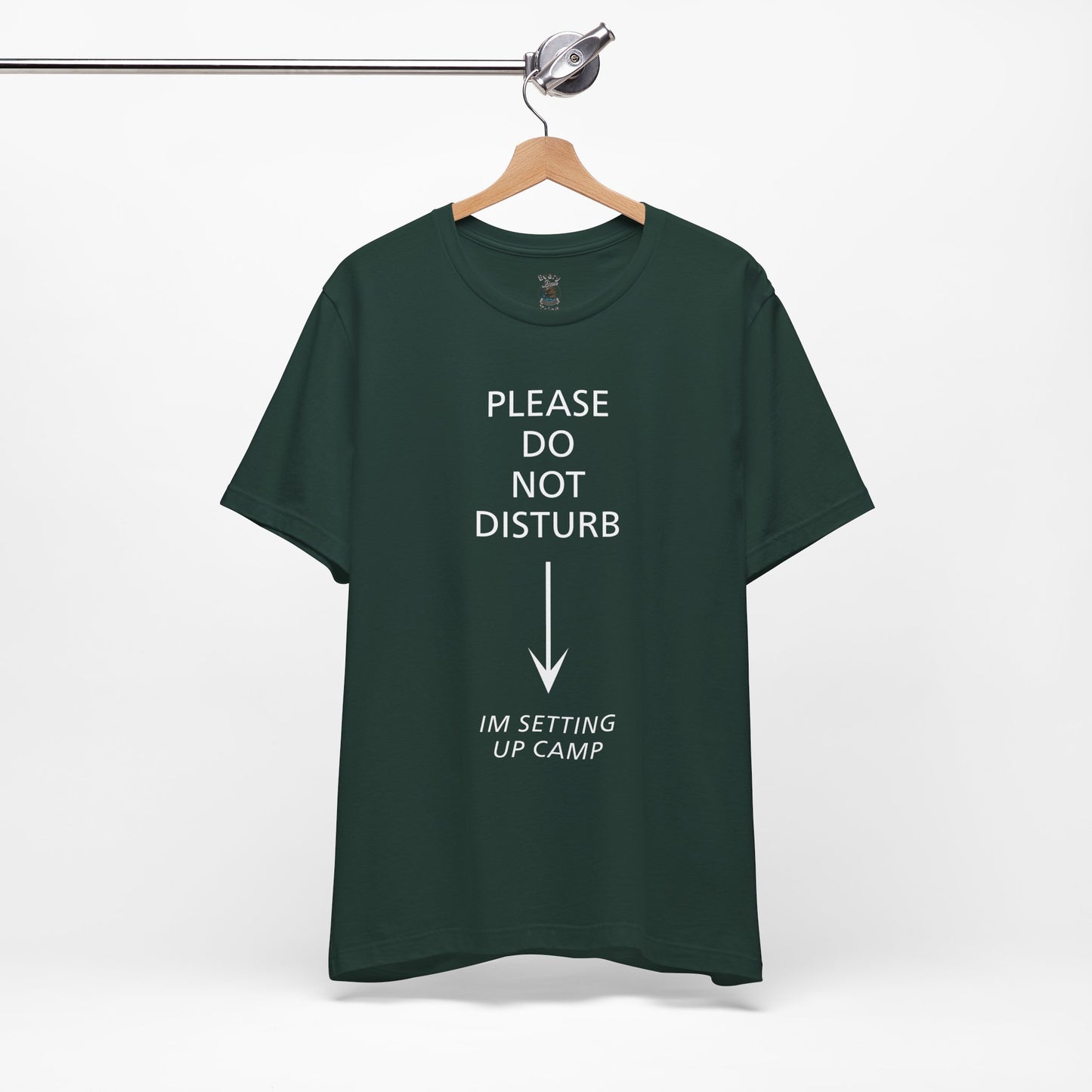 Camping Vibes Unisex Tee Please Do Not Disturb, Bella+Canvas 3001