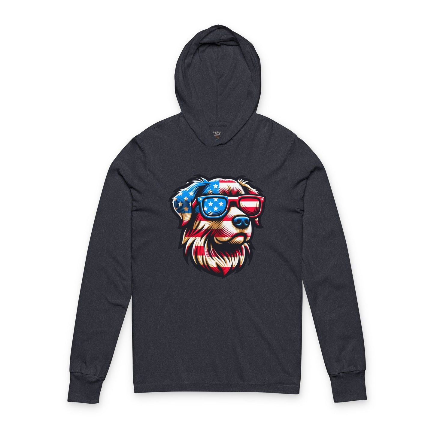Patriotic Dog Themed Unisex Hoodie Bella+Canvas 3512