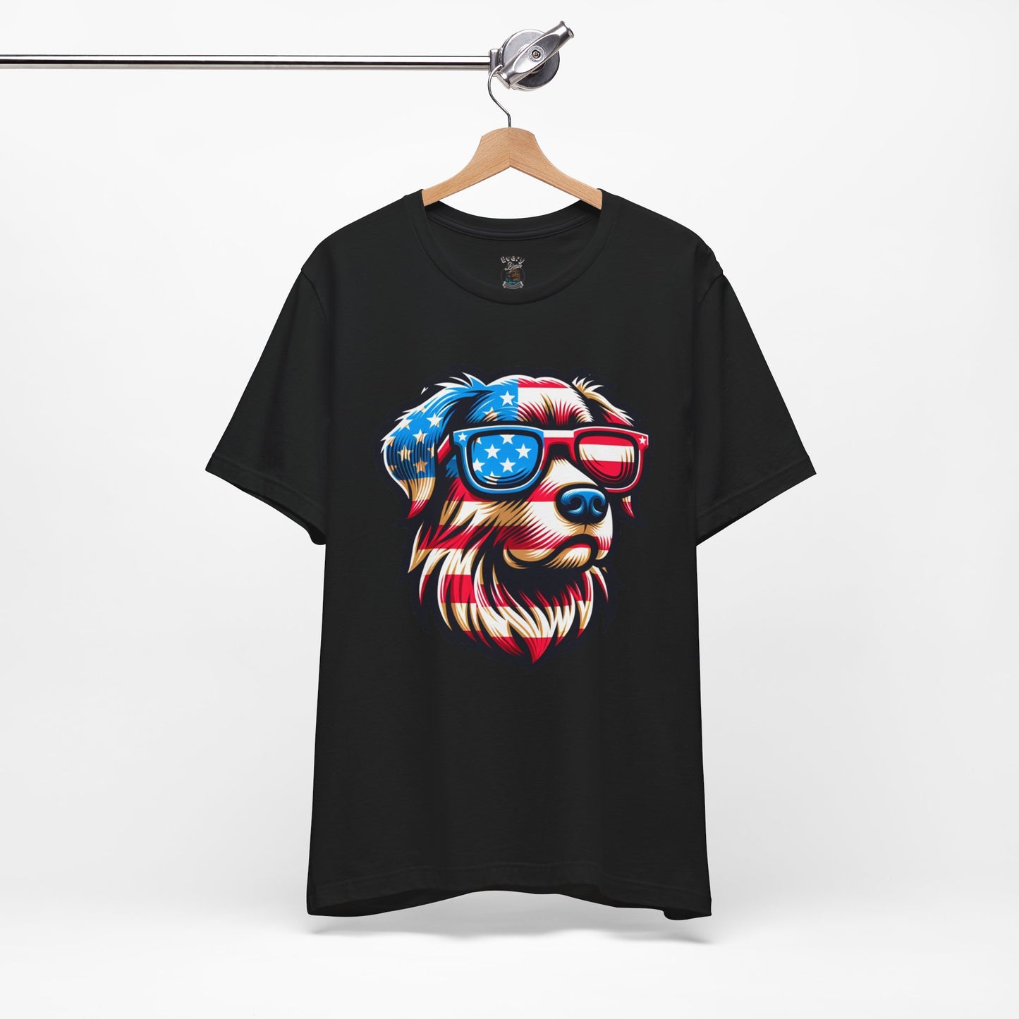 Patriotic Dog Tee Bella Canvas 3001