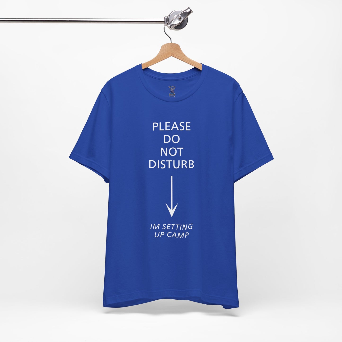 Camping Vibes Unisex Tee Please Do Not Disturb, Bella+Canvas 3001