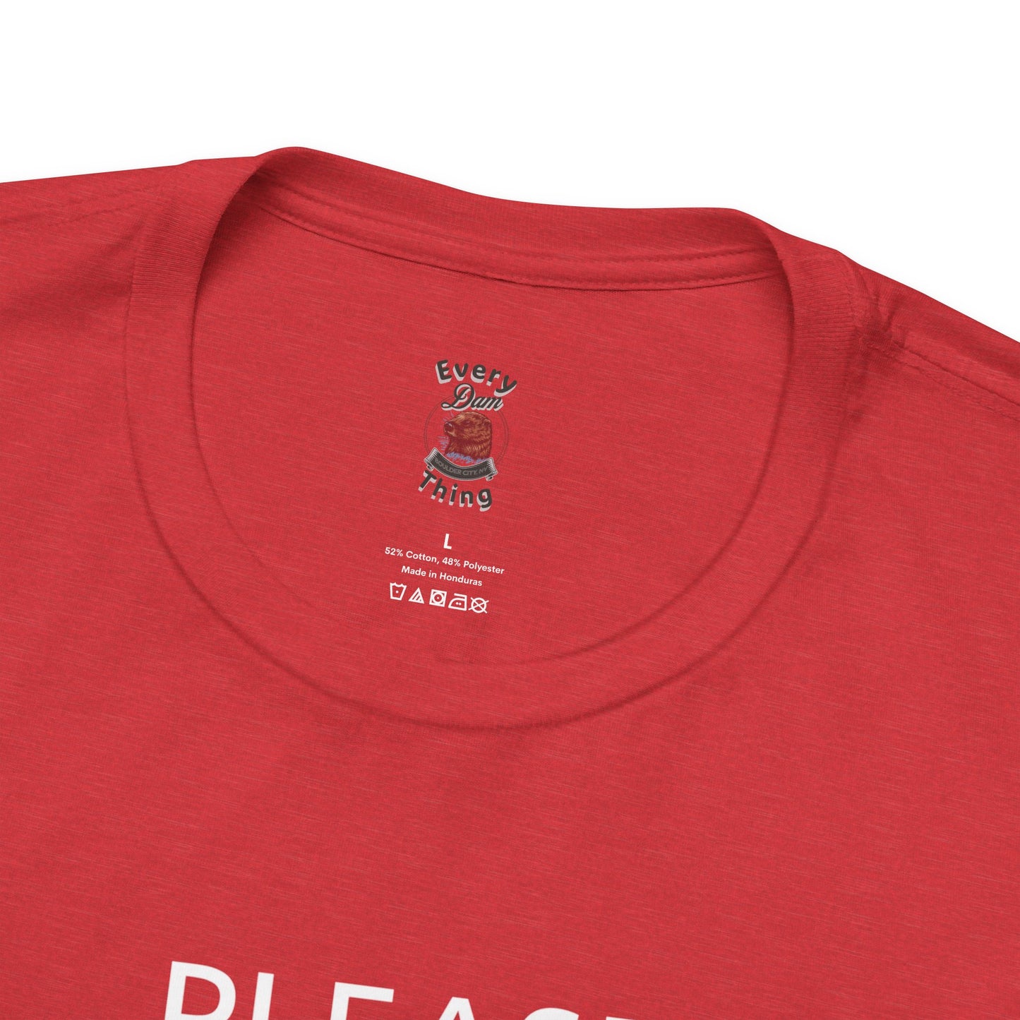Camping Vibes Unisex Tee Please Do Not Disturb, Bella+Canvas 3001