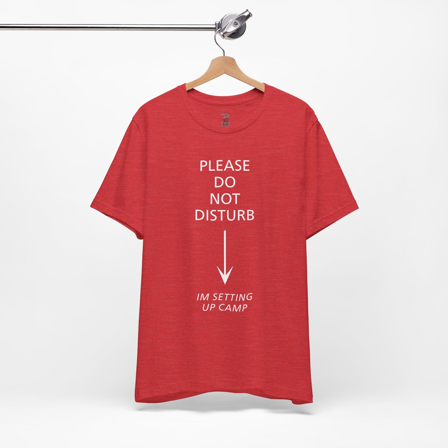 Camping Vibes Unisex Tee Please Do Not Disturb, Bella+Canvas 3001
