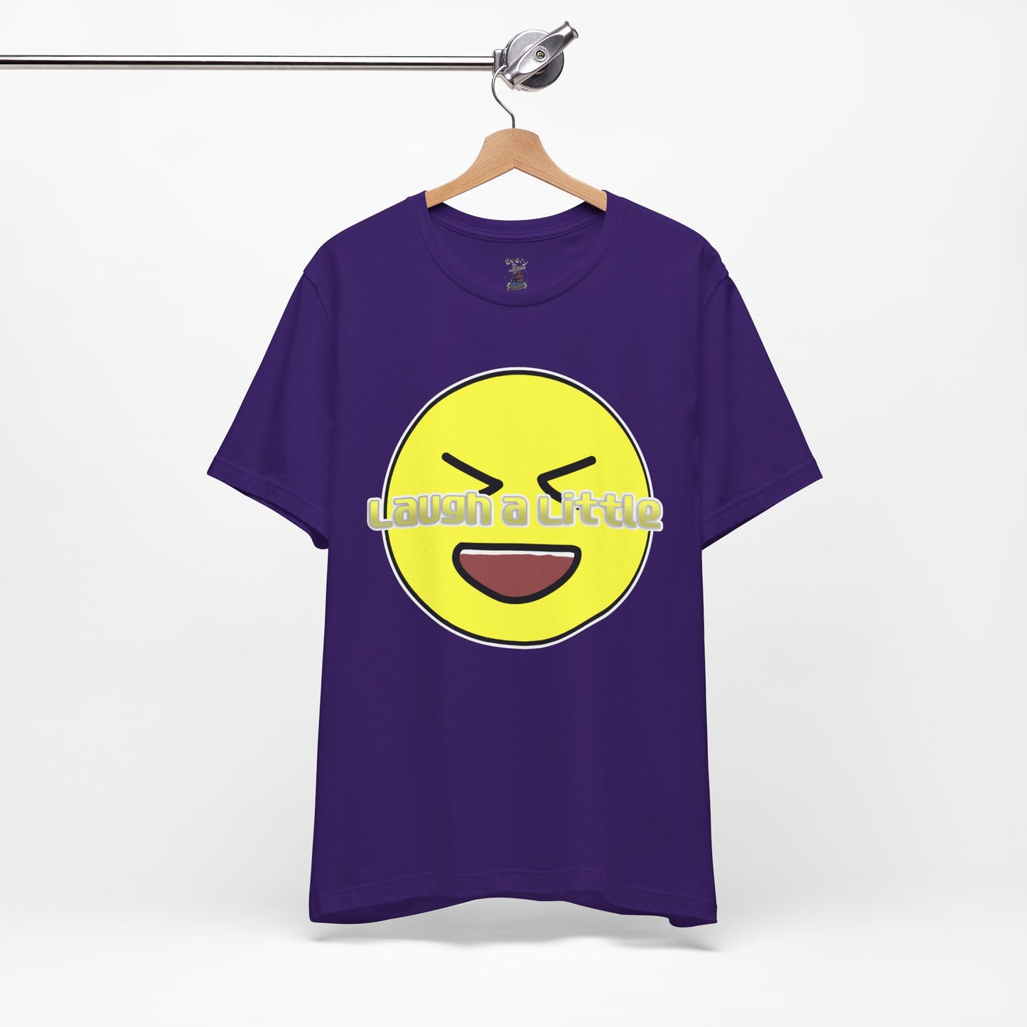 Laugh a Little Emoji Tee By Chace Bella Canvas