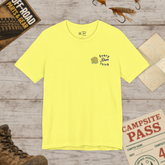 Off-Road Tee, Graphic Tee Front & Back Print Bella Canvas 3001