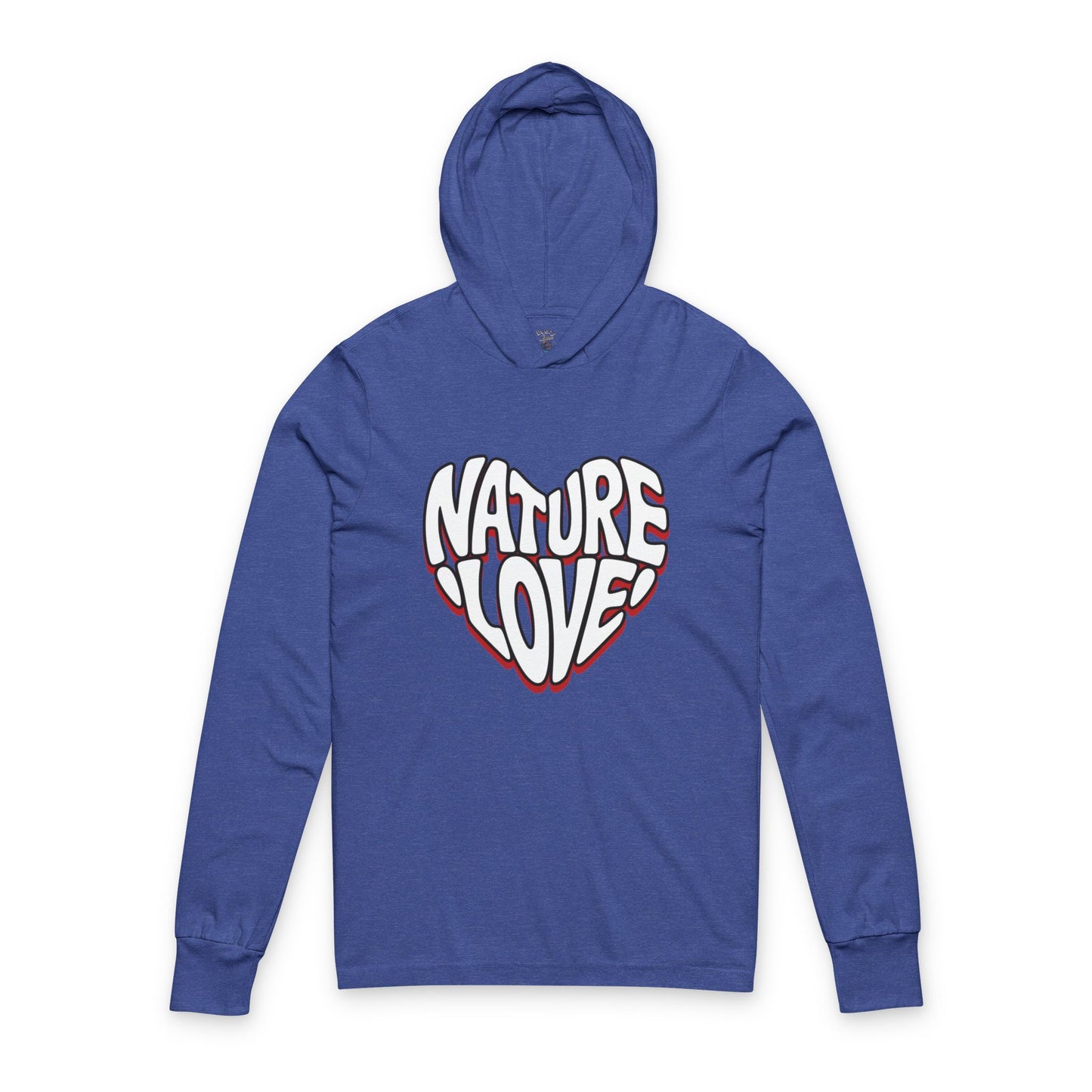 Nature Love Unisex Hooded Long Sleeve Tee Bella+Canvas 3512