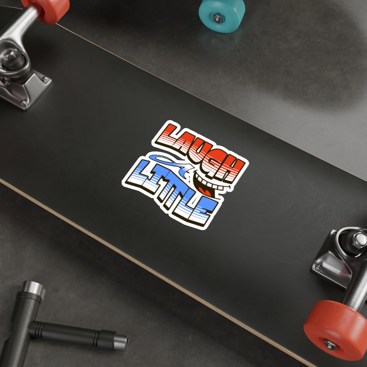 Die-Cut Stickers Laugh A Little