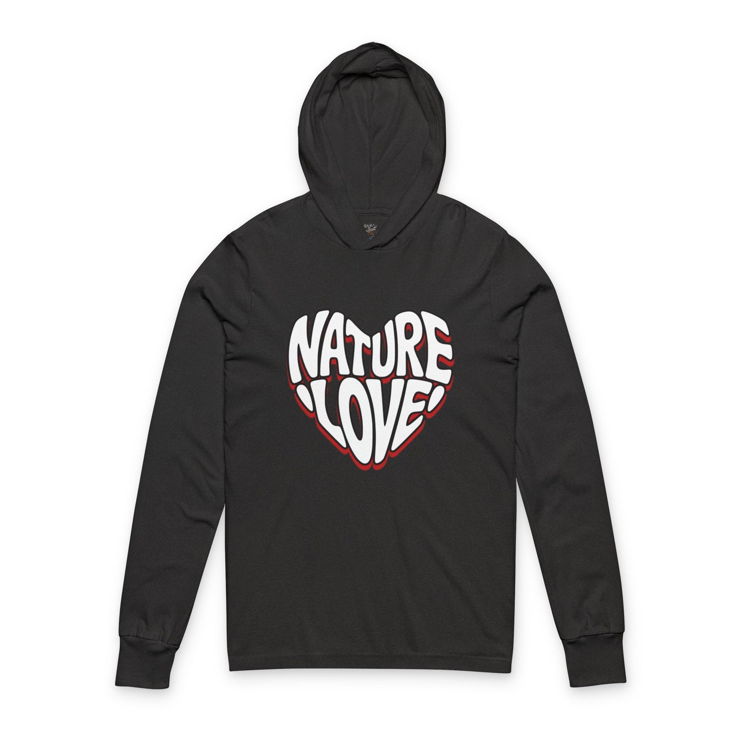 Nature Love Unisex Hooded Long Sleeve Tee Bella+Canvas 3512