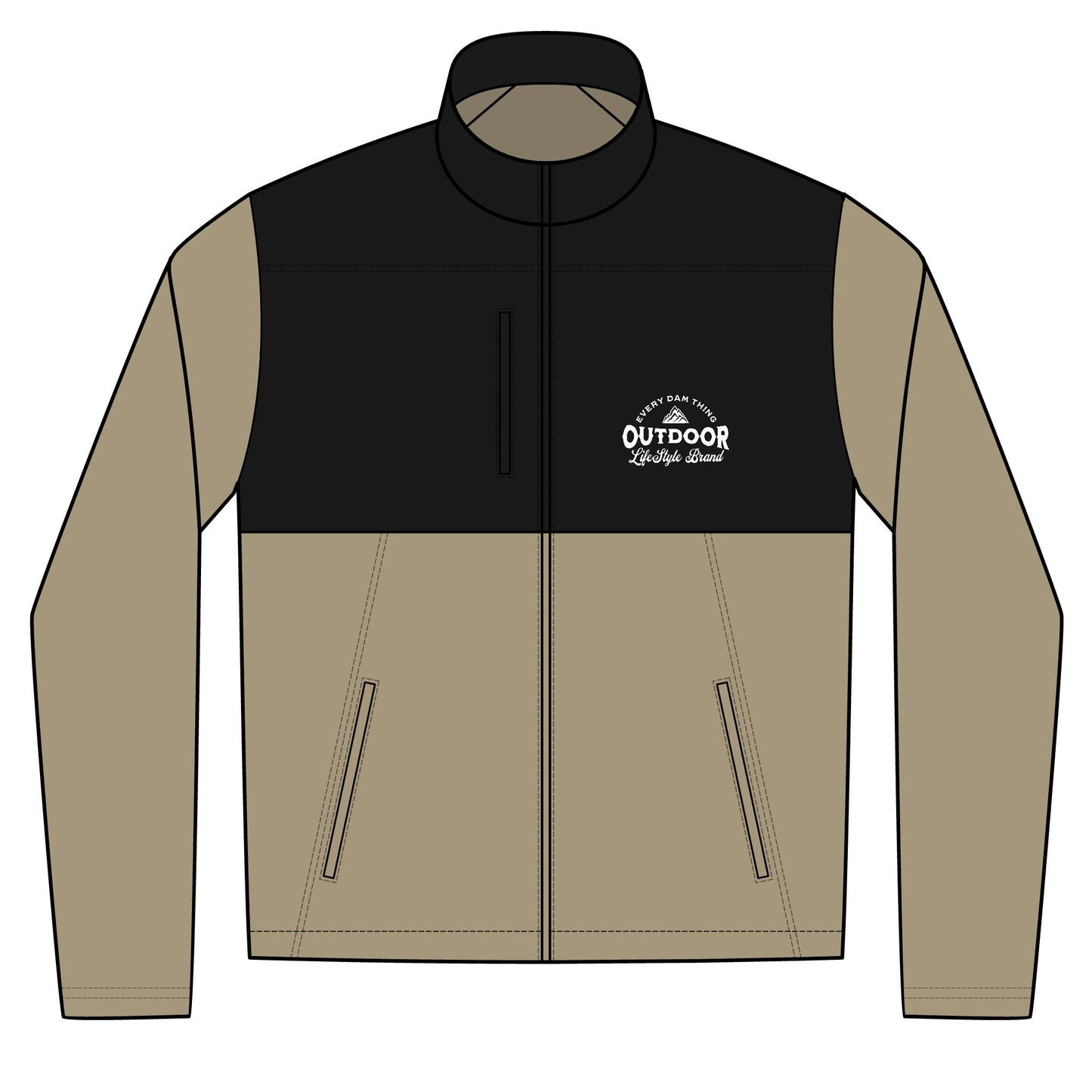 Embroidered Realtree® Colorblock Soft Shell Jacket -Logo-
