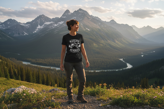 Making Memories Outdoorsy Mountain Adventure Tee - Female
