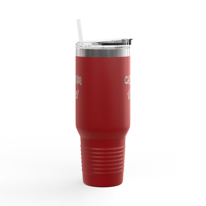 Camping Wifey Insulated Travel Mug 40oz