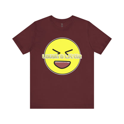 Laugh a Little Emoji Tee By Chace Bella Canvas