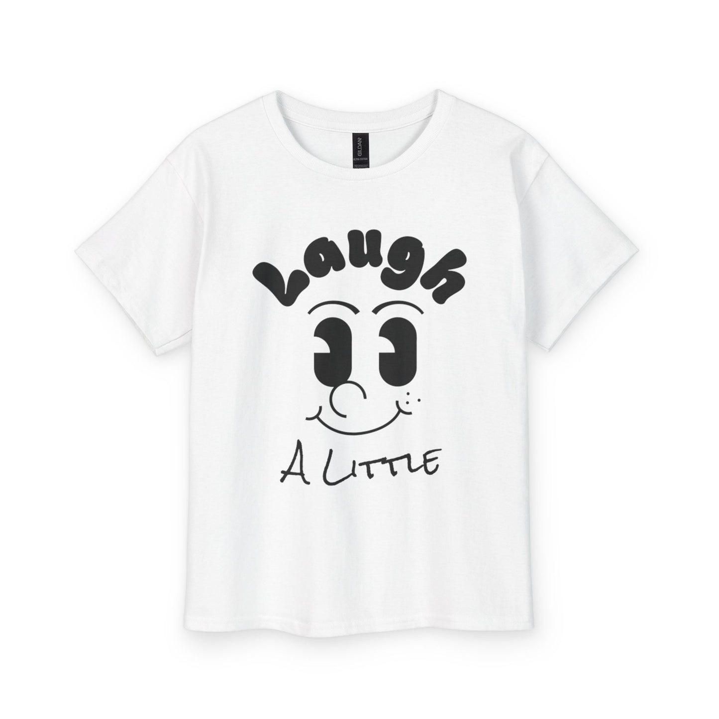 Laugh a Little Smiley Graphic Youth T-Shirt