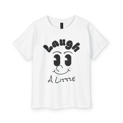 Laugh a Little Smiley Graphic Youth T-Shirt
