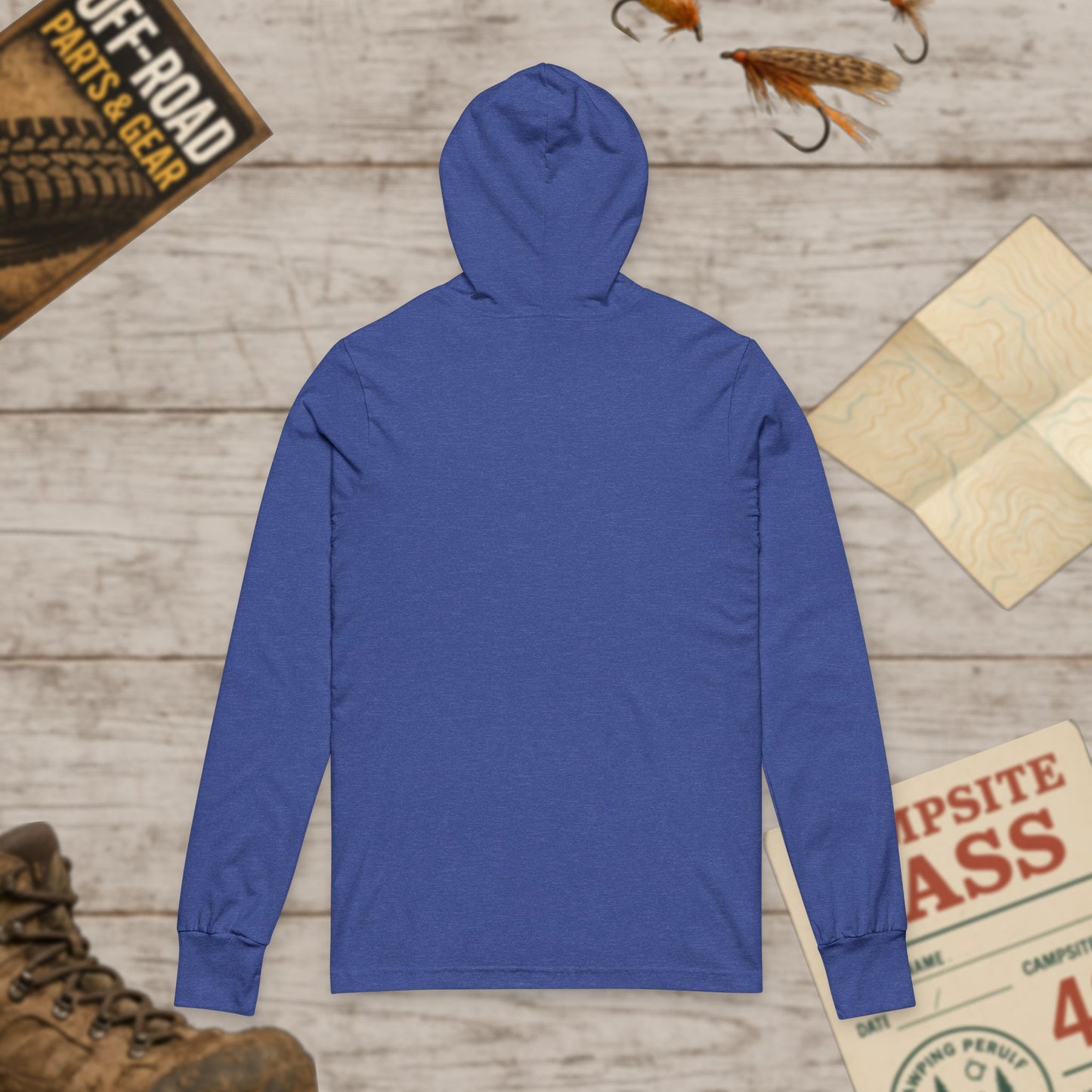 Unisex Hooded Long Sleeve Tee Let's Get Knotty Bella+Canvas 3512