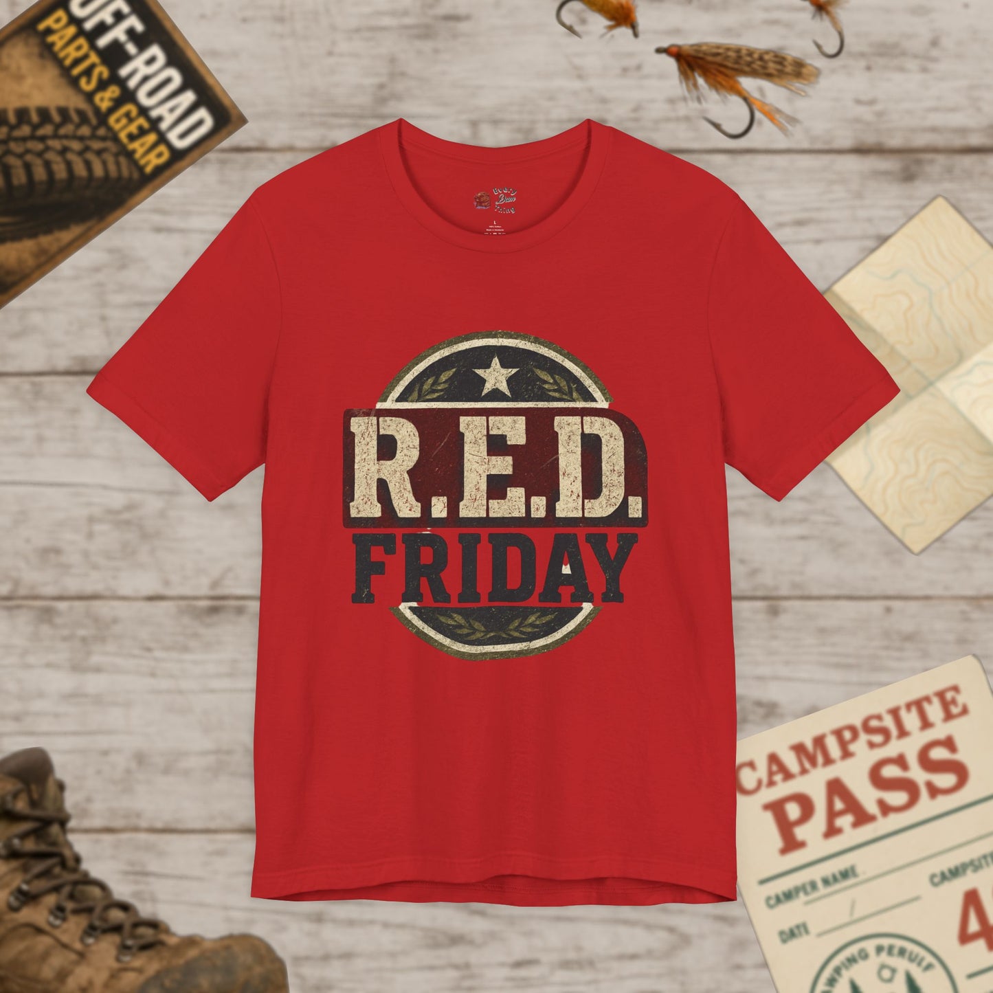 Red Friday T-Shirt Vintage R.E.D. Friday Patriotic Tee