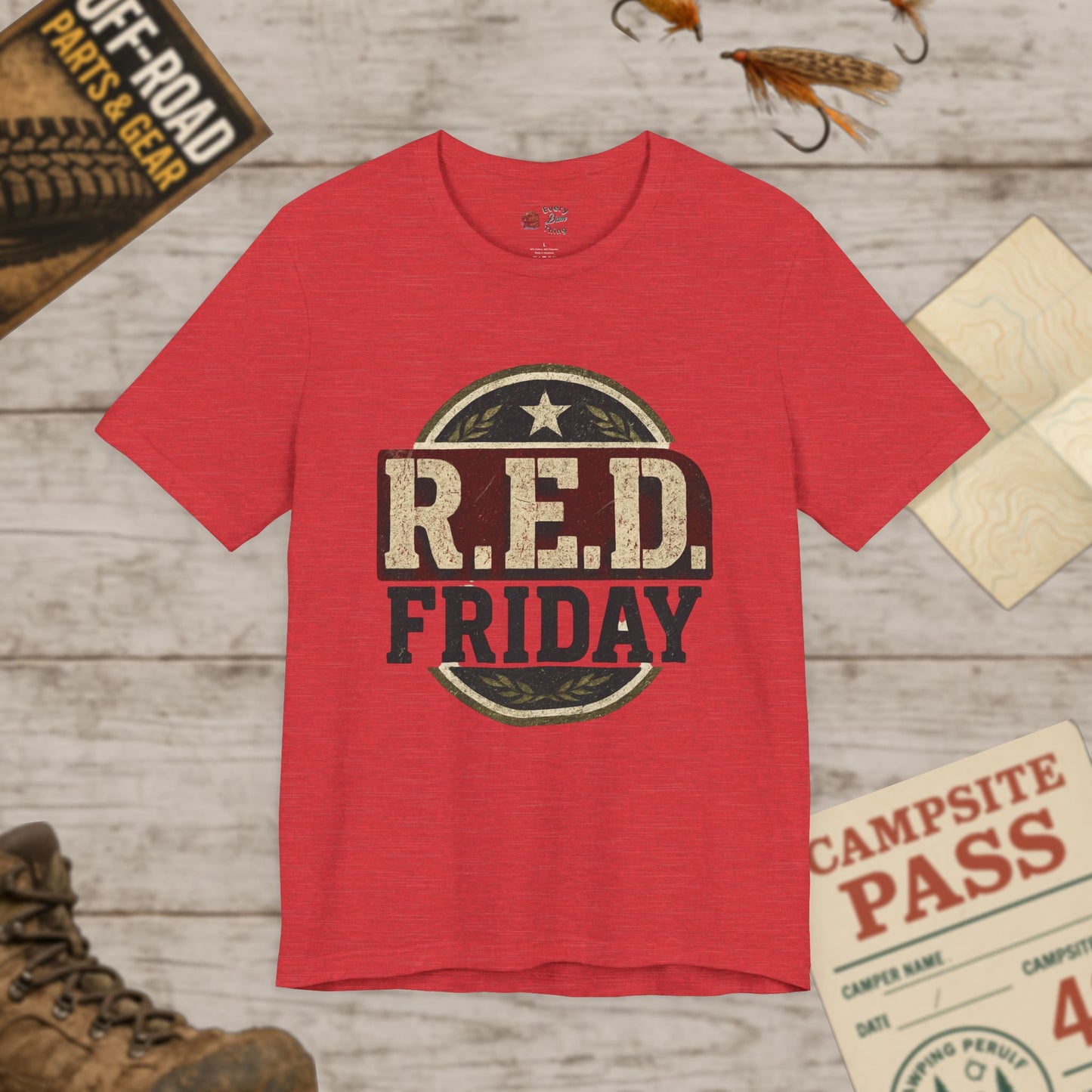 Red Friday T-Shirt Vintage R.E.D. Friday Patriotic Tee
