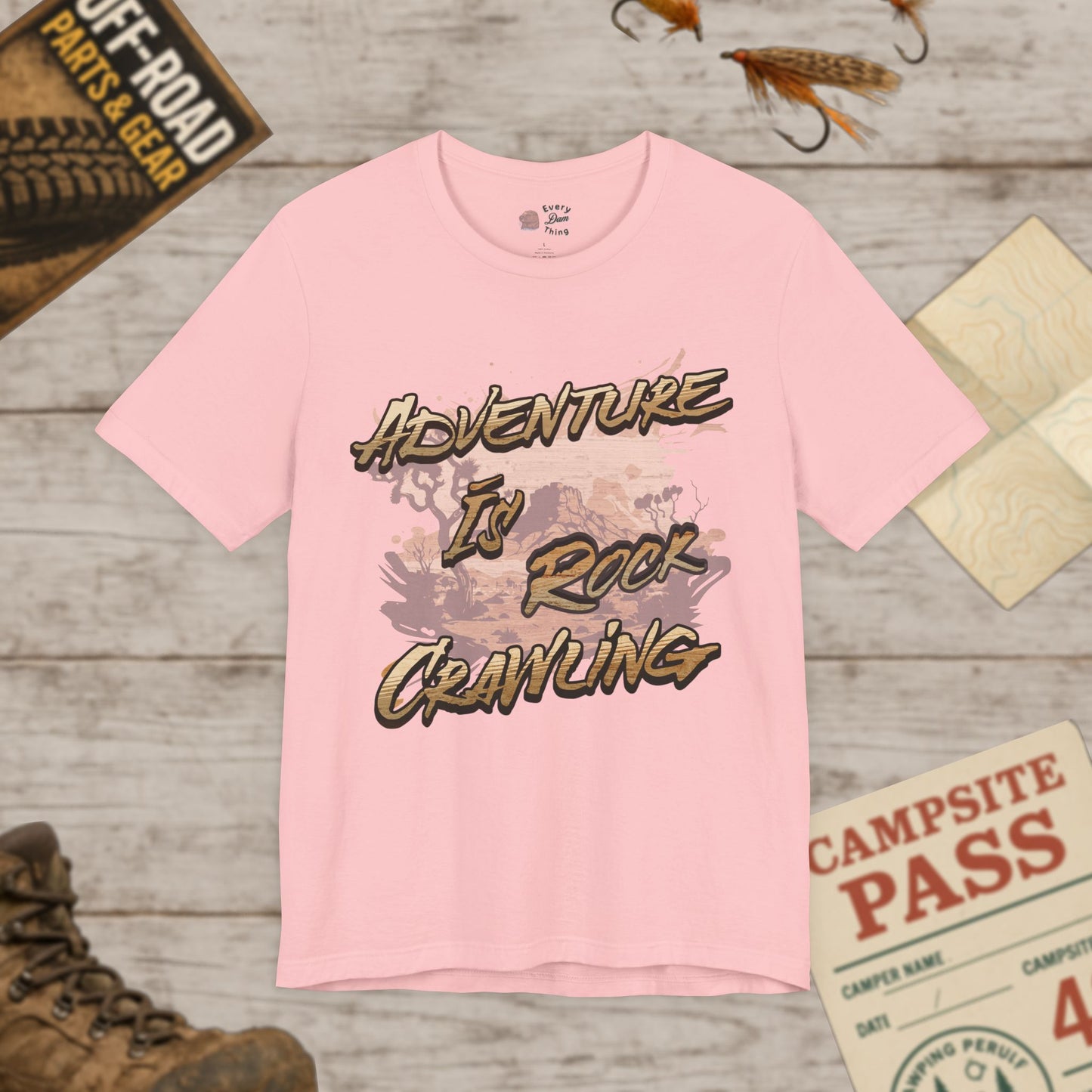 Adventure Rock Crawling Tee Bella Canvas 3001