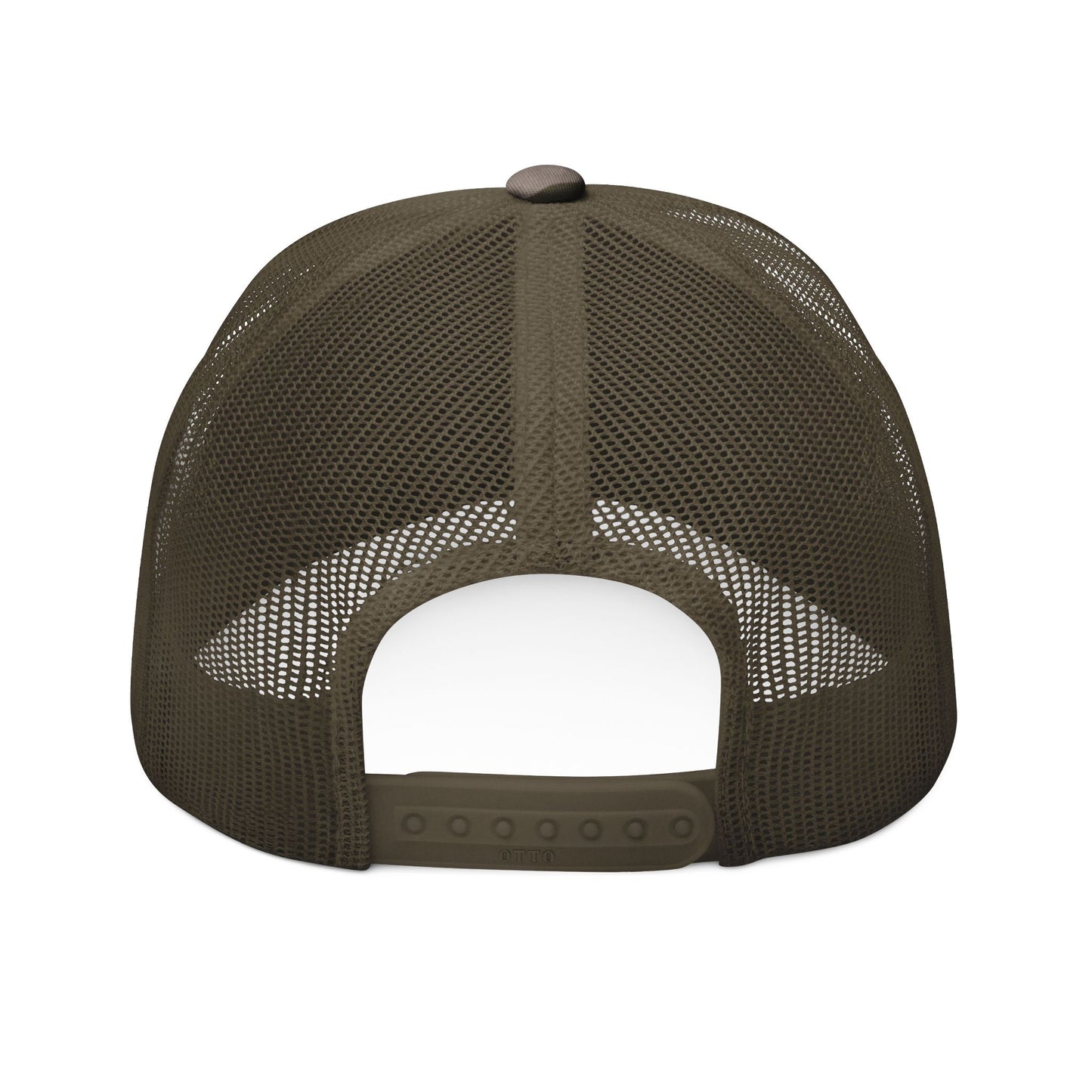 Camo Trucker Hat Nature Over Noise Embroidered Outdoor Cap