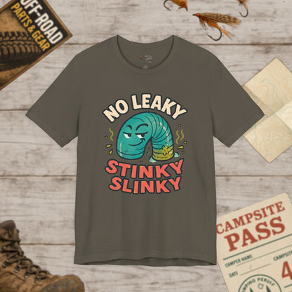 Stinky Slinky T-Shirt  Funny Retro Slinky Graphic Tee