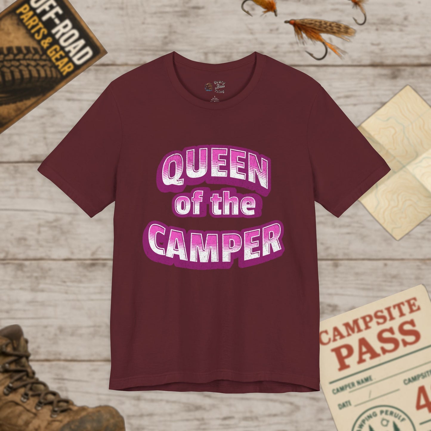 Queen of the Camper Unisex Jersey Tee Bella Canvas 3001