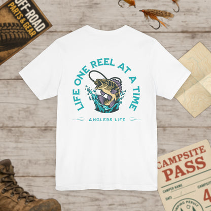 Unisex Tee - One Reel at a Time Front & Back Print Bella+Canvas 3001