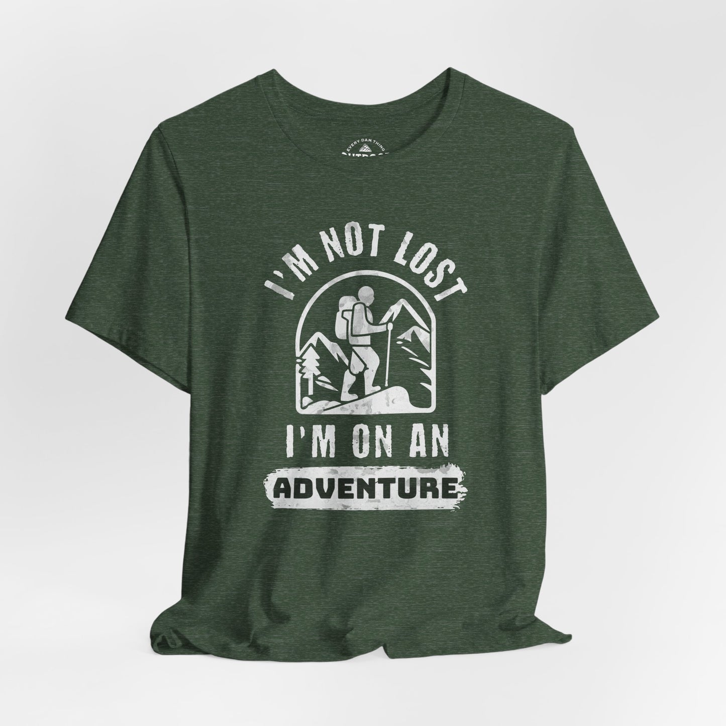 Adventure Awaits Graphic Design T-Shirt