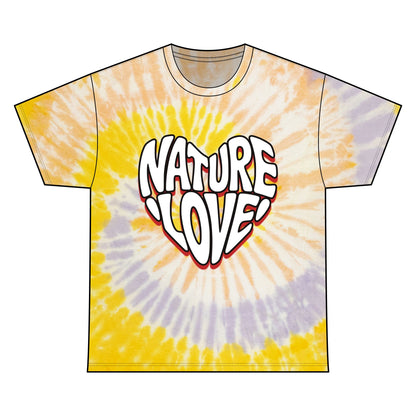 Nature Love Tie Dye Tee Unisex Cotton T-Shirt for Eco-Lovers