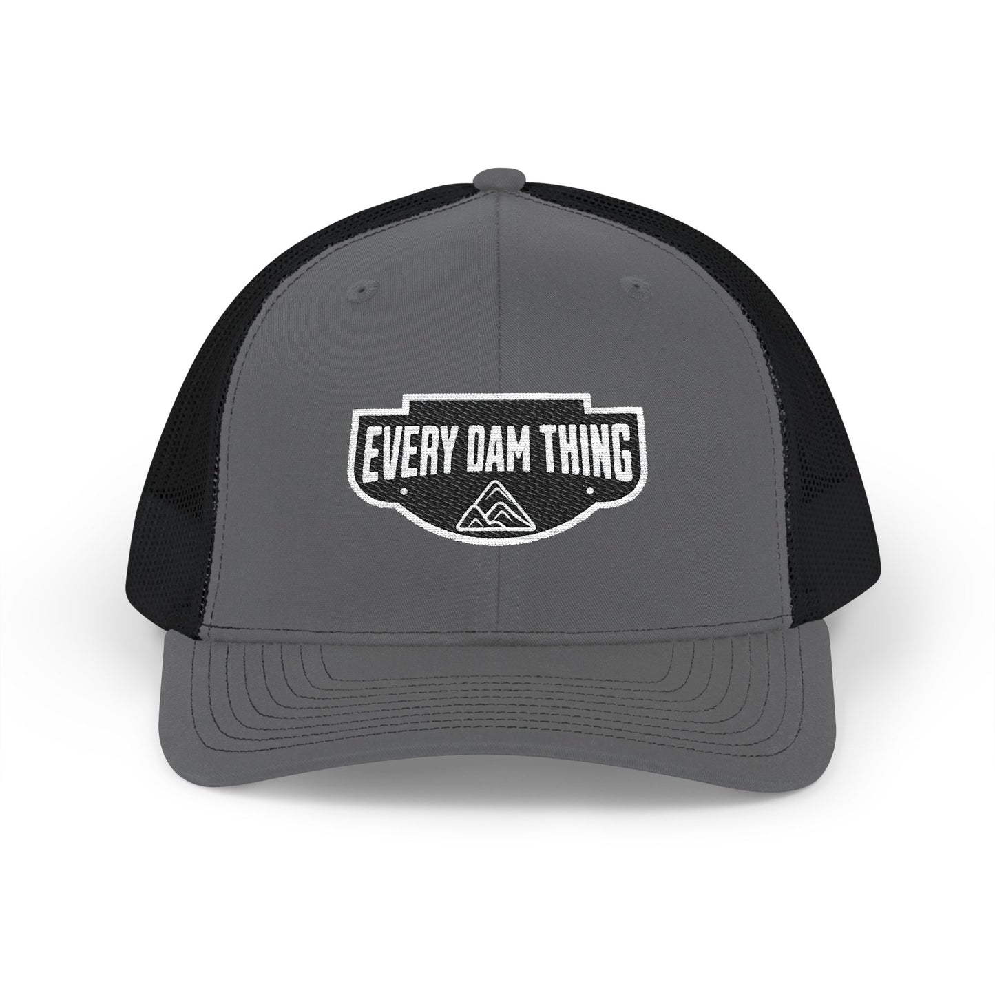 Every Dam Thing Embroidered Trucker Hat Mesh Snapback Cap for Outdoor, Fishing & Casual Wear