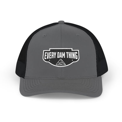 Every Dam Thing Embroidered Trucker Hat Mesh Snapback Cap for Outdoor, Fishing & Casual Wear