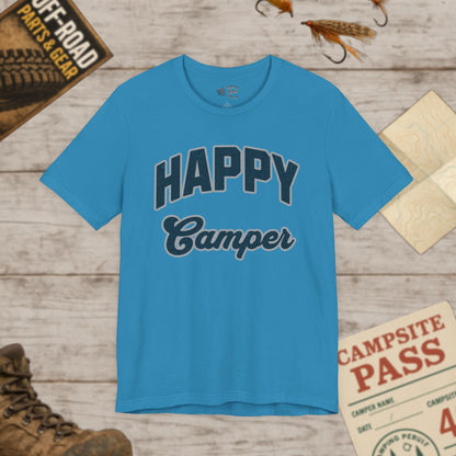 Happy Camper Unisex Jersey Tee Bella+Canvas 3001