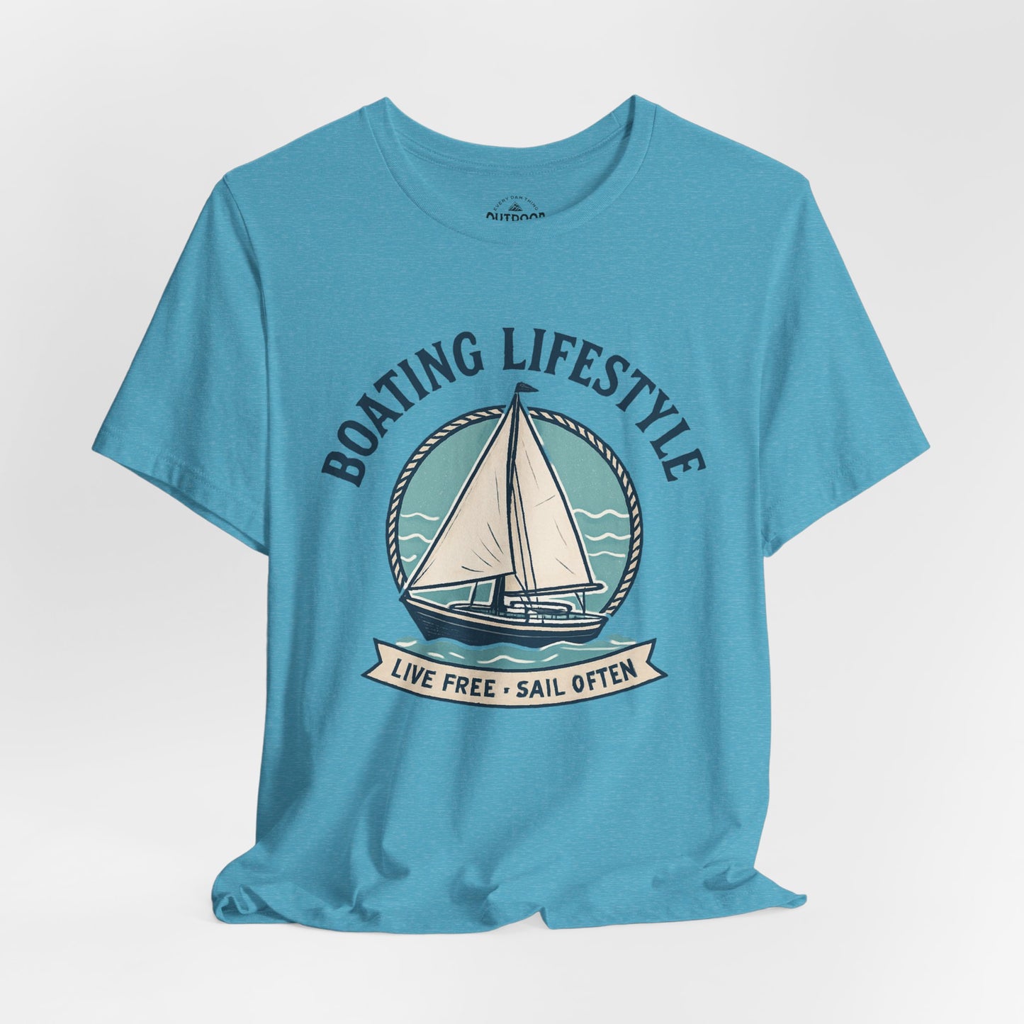 Live Free, Sail Often Sailboat T-Shirt